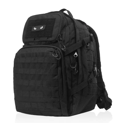 Тактический рюкзак RANGER на 40 л. Черный. CORDURA 1000