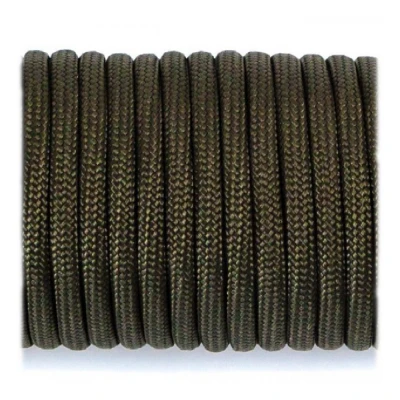 Веревка Paracord 550 типа III. Длина 10 м. Нагрузка до 250 кг. Цвет Олива