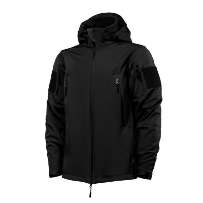 Куртка тактична Softshell Hawk Jacket. Захист від вітру та вологи.  Чорний