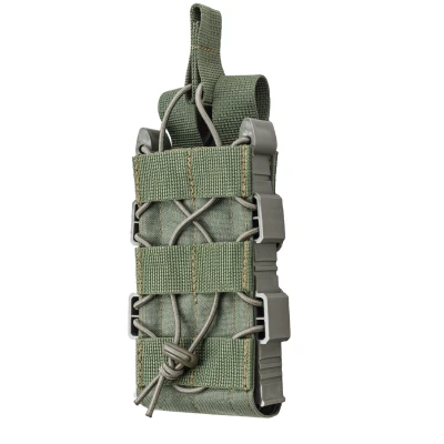 Подсумок одинарный пластиковый для магазина АК/AR. Олива