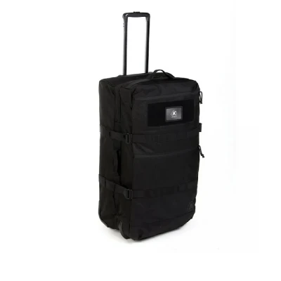 Транспортна сумка Transall A10 Equipment® на 120 л. Вологостійка, на колесах. Чорний