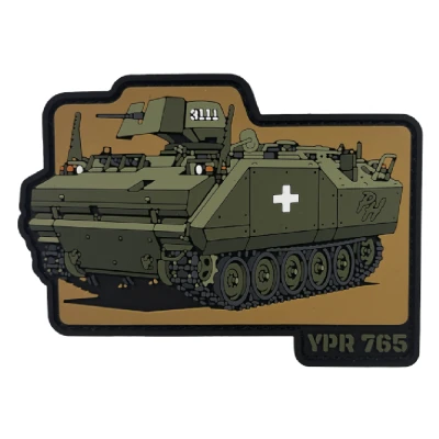 Патч (шеврон) «YPR 765» від Patch hunter. М’який ПВХ пластик. Койот
