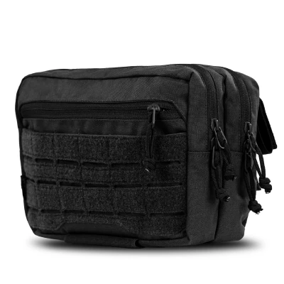 Сумка-напашник PRO 2-го класса защиты. Размер XL (19х26 см). Материал Cordura 1000. Черный