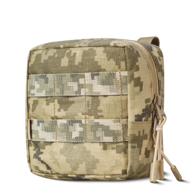 Подсумок утилитарный S. Крепление Molle. Cordura 1000. Пиксель (мм-14).