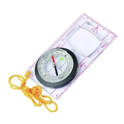 Компас AceCamp Fluorescent Map Compass жидкостный, планшетный