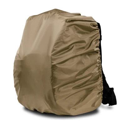 Дождевик-чехол на рюкзаках до 40 л, 100% полиэстер. Койот