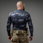 Рашгард тактичний Raptor Rashguard Dark Multicam. Slim fit, polyester 3