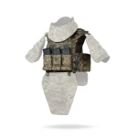 Збільшена плитоноска (PRO) під бронеплити 27х35 см. Піксель (мм-14) 3