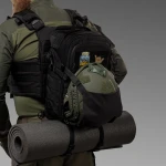 Тактический рюкзак DP20 на 20 л. Cordura 1000D. Крепление Molle. Черный 6