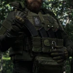 Одинарний закритий підсумок з клапаном під магазин АК/АR. Олива. 2