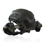 Крепление адаптер для активных наушников на шлем. Олива 6