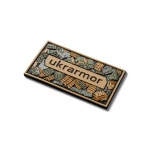 Патч (шеврон) з написом Ukrarmor, на липучці, кольоровий. М’який ПВХ пластик 7