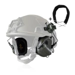 Активные наушники Earmor M31 в комплекте с дужкой/наголовьем. Олива