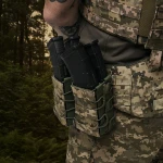 Двойной подсумок под магазины АК/АR (тканевый). Пиксель (мм-14) 6