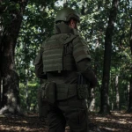 Бронежилет увеличенный 6 класса (PRO). Вес 8 кг. Керамические бронеплиты 3.7 кг. Олива 9