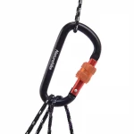 Алюмінієвий карабін с муфтою Naturehike D-type 80 мм. До 45 кг. 3