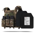 Бронежилет 3 (+++) уровня NIJ (PRO). Вес 4 кг. Керамические плиты Elmon 1.65 кг. Мультикам