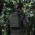 Бронежилет 3 (+++) уровня NIJ (M.V.P.). Вес 3.8 кг. Керамические плиты Elmon 1.65 кг. Олива 5