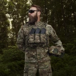 Маскировочный кавер для шлема Sestan-Busch (Хорватия). Мультикам. M 6