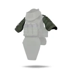 Плечовий захист з балістичними пакетами 2-го класу. STANAG 2920. Олива 5