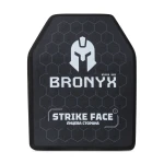 Керамическая бронеплита 4 класса Bronyx. Вес 2.5 кг. Размер L (26х33 см) 2