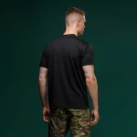 Футболка сетчатая AIR Coolmax. Легкая и хорошо отводит влагу. Черная 6