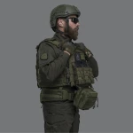 Тактичний розвантажувальний пояс 2-го класу захисту. Олива. S/M 8