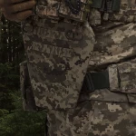 Противоосколочный фартук 1-го класса защиты (с баллистическим пакетом). Размер L. Пиксель (мм-14) 4