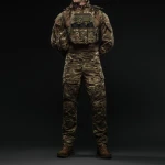 Військово польові штани U-324. Тканина NyCo, технологія Near-Infrared Reflectance. Мультикам 10