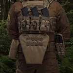 Противоосколочный фартук 1-го класса защиты (с баллистическим пакетом). Размер L. Койот 3