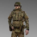 Плечовий захист з балістичними пакетами 1-го класу. STANAG 2920. Мультикам 3