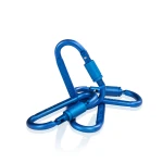 Карабін тактичний універсальний, 80 мм. Сталевий. Колір Синій 3