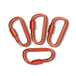 Карабін тактичний універсальний, 80 мм. Сталевий.  Колір Помаранчевий 2