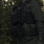 Сумка-напашник PRO 1-го класса защиты. Размер L (16х22 см). Материал Cordura 1000. Черный 9