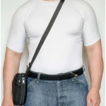 Плечова\поясна сумка-кобура A-line A14. Cordura 1000D. Колір Чорний 2