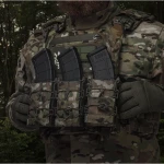 Подсумок одинарный пластиковый для магазина АК/AR. Мультикам 5