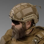 Маскировочный кавер на шлем (универсальный). Койот. Размер L 5