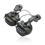 Кріплення адаптер для активних навушників на шолом. Олива 2