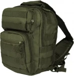 Рюкзак однолямочный Mil-Tec "One strap assault pack". Олива. 14