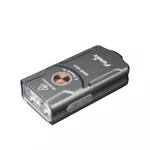 Фонарь наключительный Fenix E03R V2.0. Два режима (белый и красный). Серый