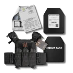 Бронежилет 6 класса (PRO). Вес 6.2 кг. Керамические плиты 2.8 кг. Черный 15