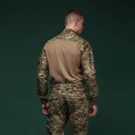Тактична сорочка Core Combat Shirt, довгий рукав, комбіновані матеріали. Мультикам 5