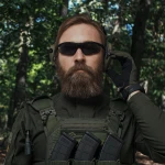 Активні навушники Walker's Razor Patriot OD Green з наголів'ям. Виробник США 4