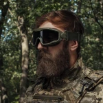 Балістичні окуляри-маска Trevix з комплектом лінз. Олива 3