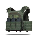 Увеличенный бронежилет 4 класса (PRO). Вес 9.7 кг. Стальные бронеплиты 4.5 кг. Олива 4