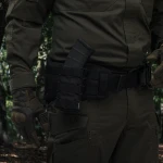 Одинарный подсумок под магазины АК/АR (тканевый). Черный 3