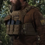 Змінні бокові камербанди (чохли) для плитоноски. Розмір L, 32х16 см. Койот 6