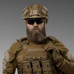 Маскировочный кавер на шлем (универсальный). Койот. Размер M 4