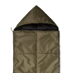 Спальный мешок летний (одеяло с капюшоном), 220 х 73 см. Цвет Хаки. 4