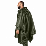 Пончо Piligrim 2.0 Rip-Stop. Влагостойкое с расширенной горловиной. Олива 2